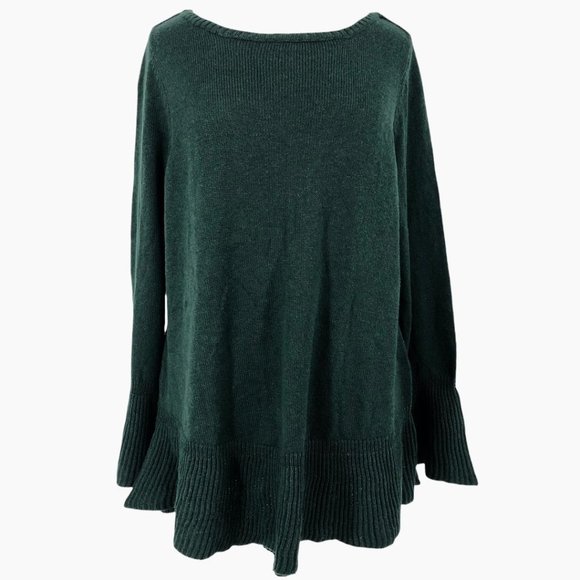 Style & Co. Ruffled Trim Scoop Neck Sweater NWT Sz 0X - Picture 3 of 12